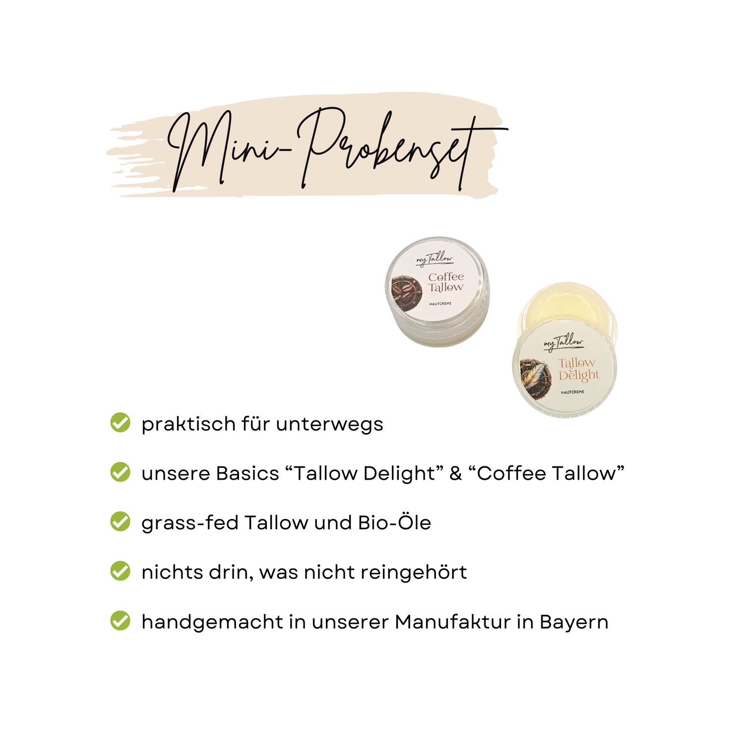 Probenset Tallow Cremes